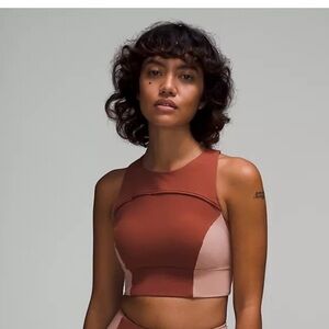 Lululemon Hike To Swim Bra Ancient Copper Pink Clay 10